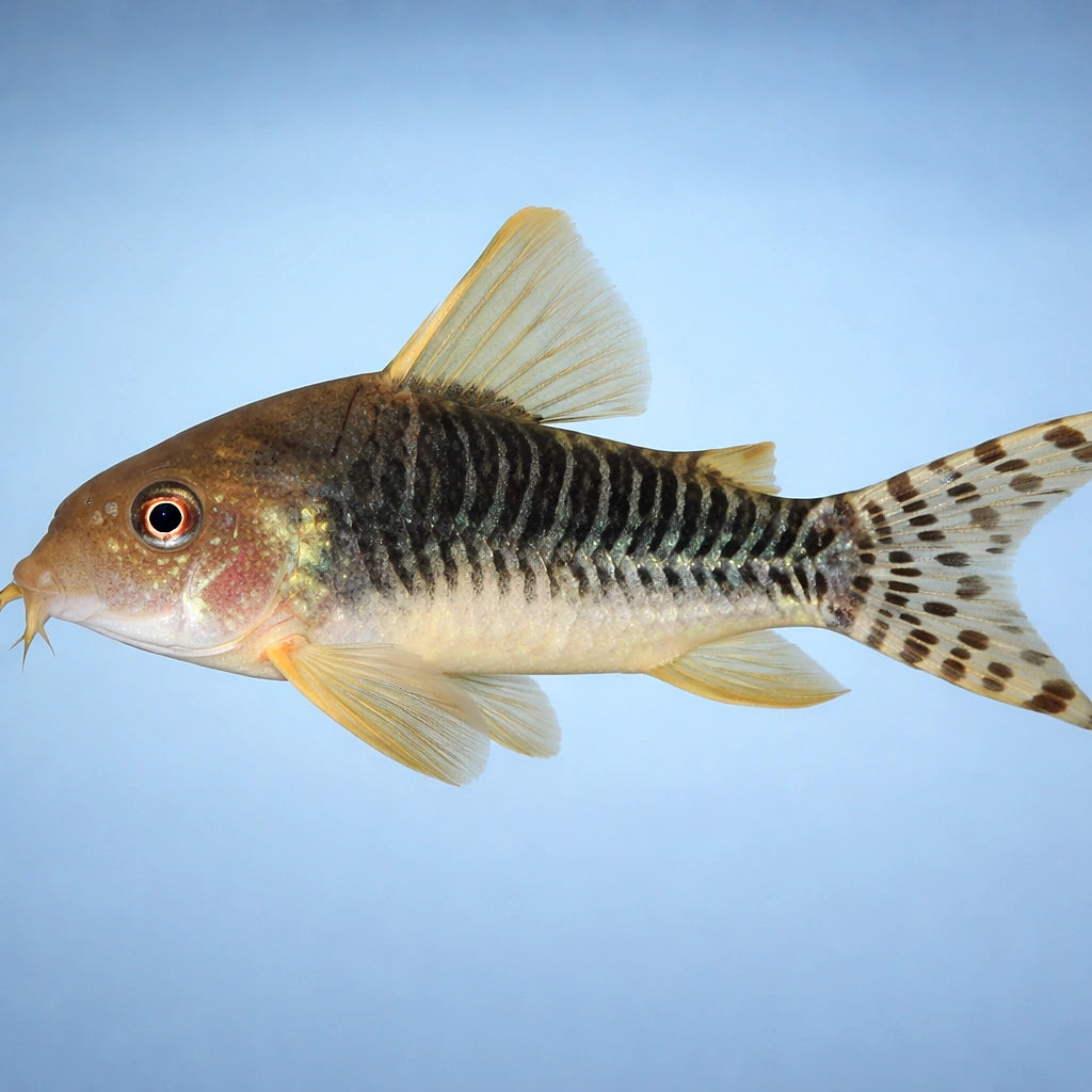 Palespotted Corydoras — tropical fish for sale UK — AI side clean view
