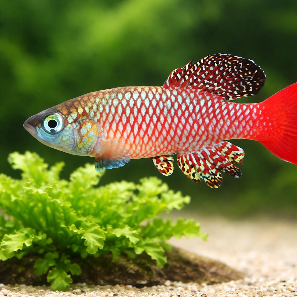 Palmquist's Nothobranch — tropical fish for sale UK — AI scale plant view