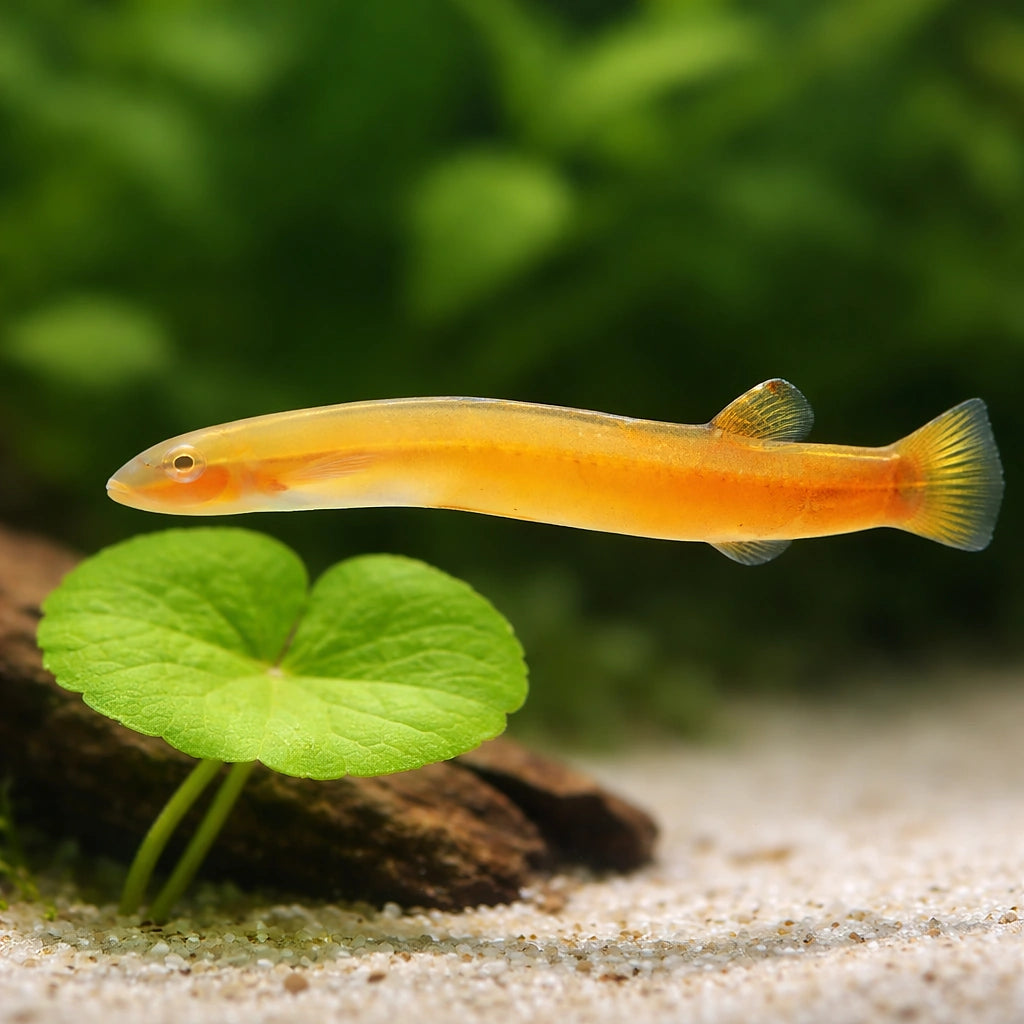 Pangio kuhlii anguillaris 6 - — tropical fish for sale UK — AI scale plant view