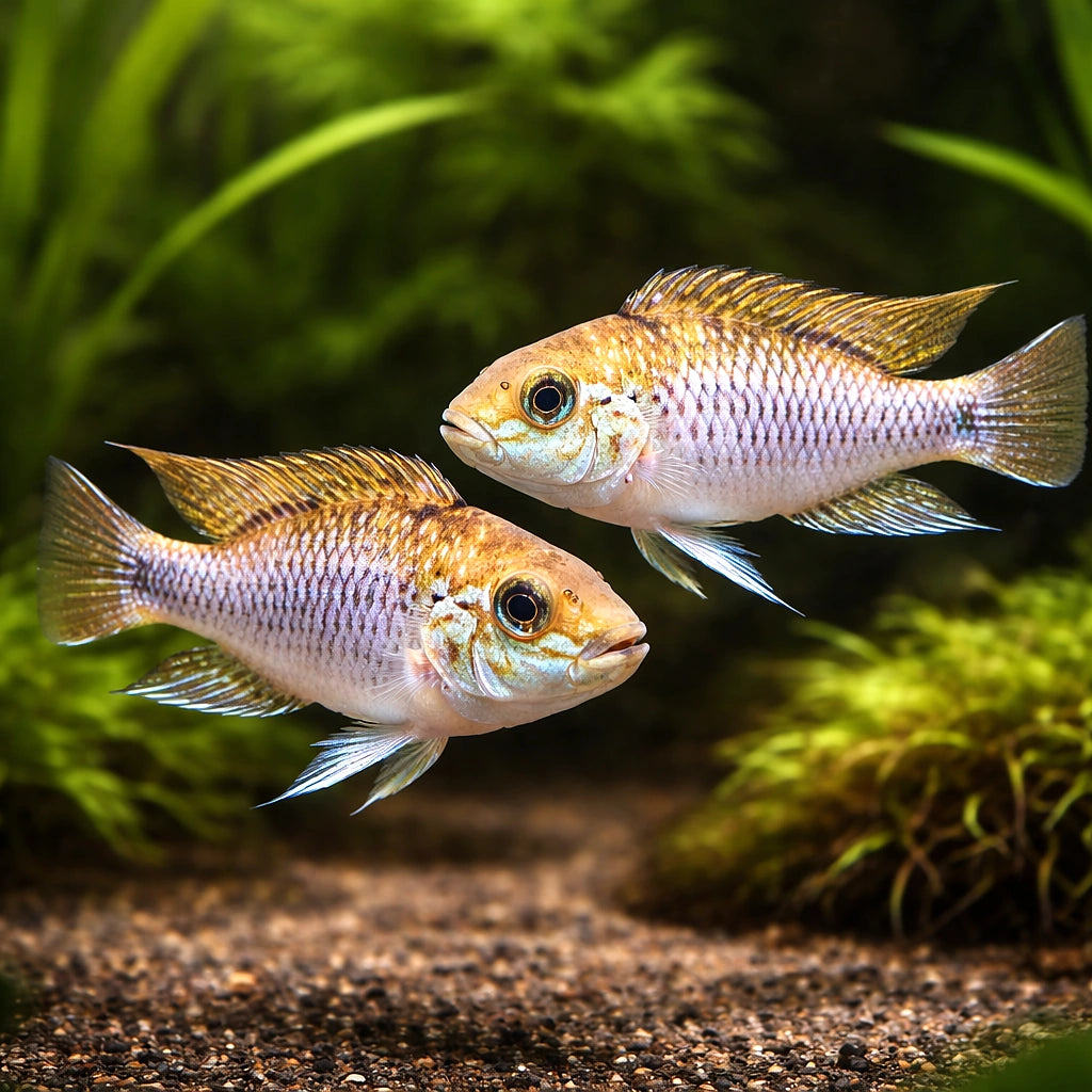 Pantanal Dwarf Cichlid — tropical fish for sale UK — AI pair planted view