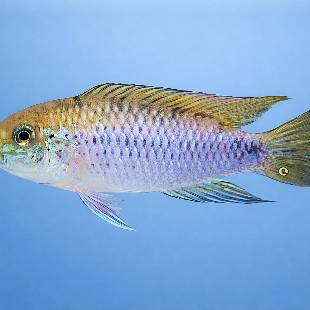 Pantanal Dwarf Cichlid — tropical fish for sale UK — AI side clean view