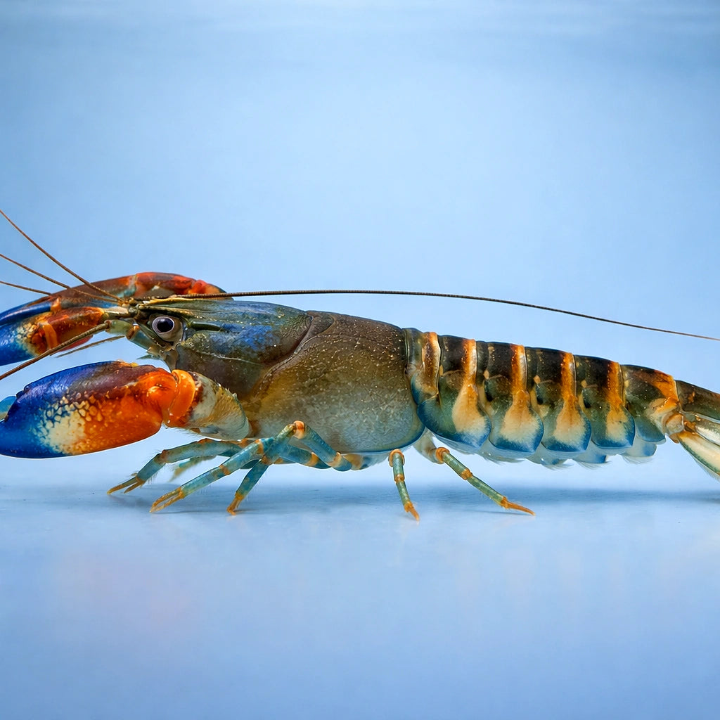 Papua red clav crayfish — tropical fish for sale UK — AI side clean view