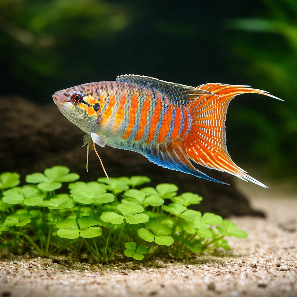 Paradise Gourami — Labyrinth Fish &amp; Gouramis for sale UK — AI scale plant view