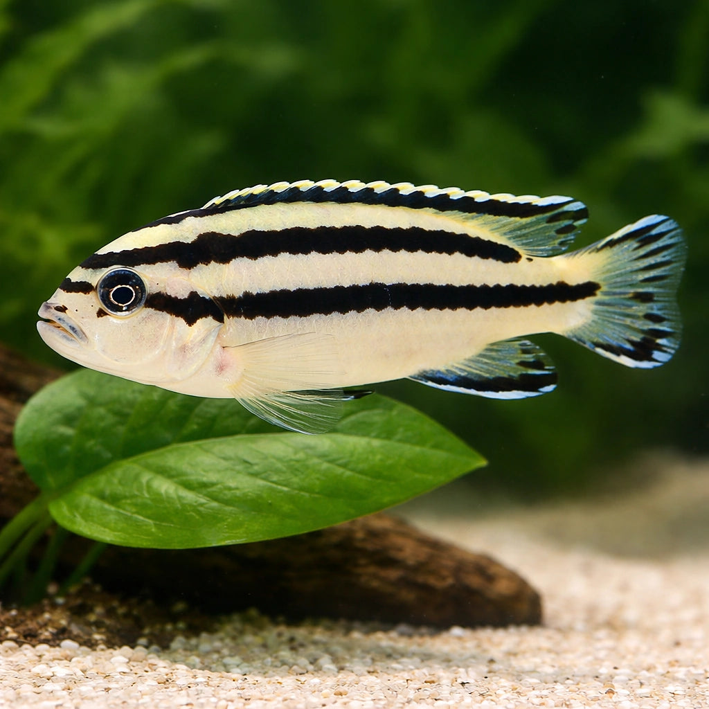 Parallel striped mbuna — tropical fish for sale UK — AI scale plant view