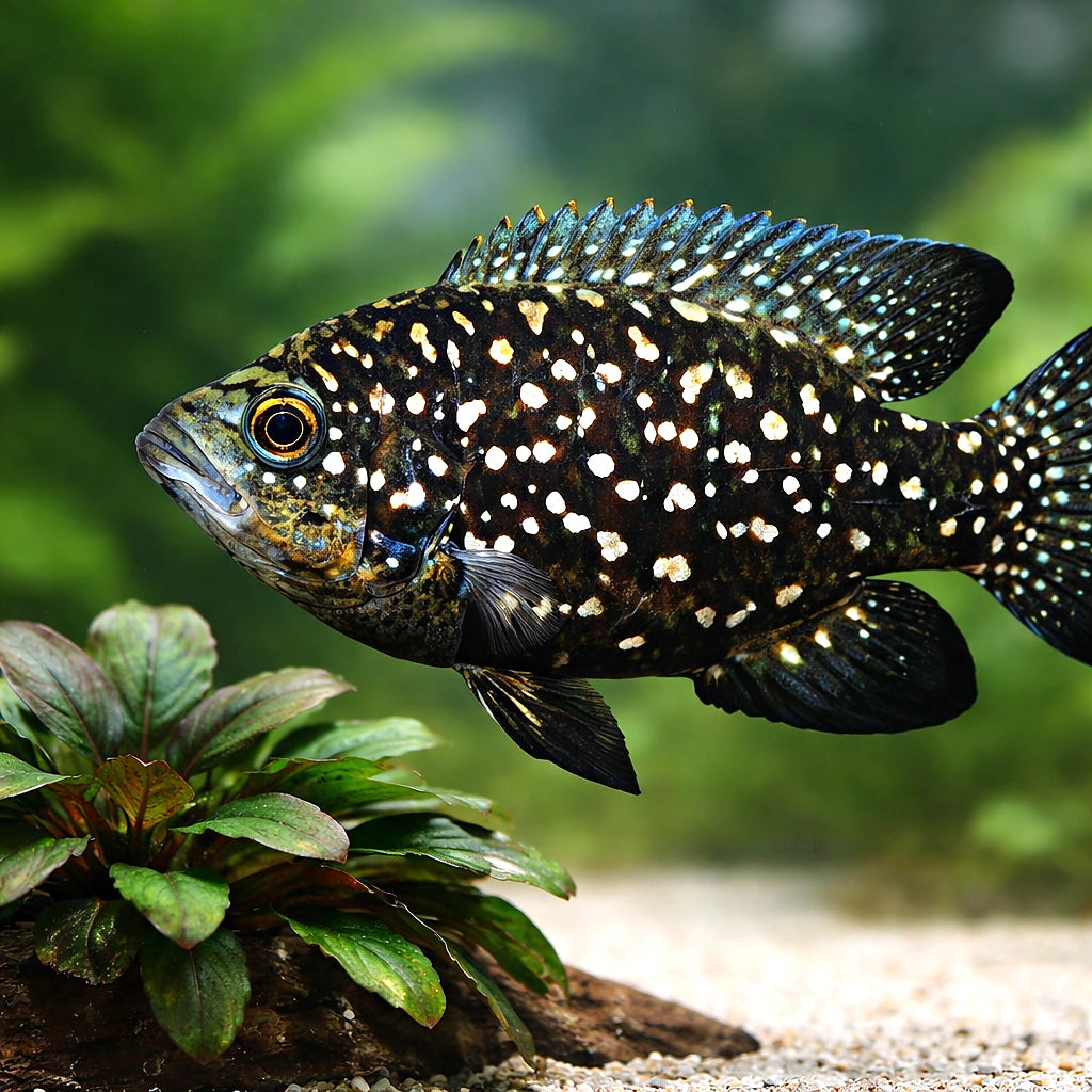 Paratilapia polleni 4 - — tropical fish for sale UK — AI scale plant view