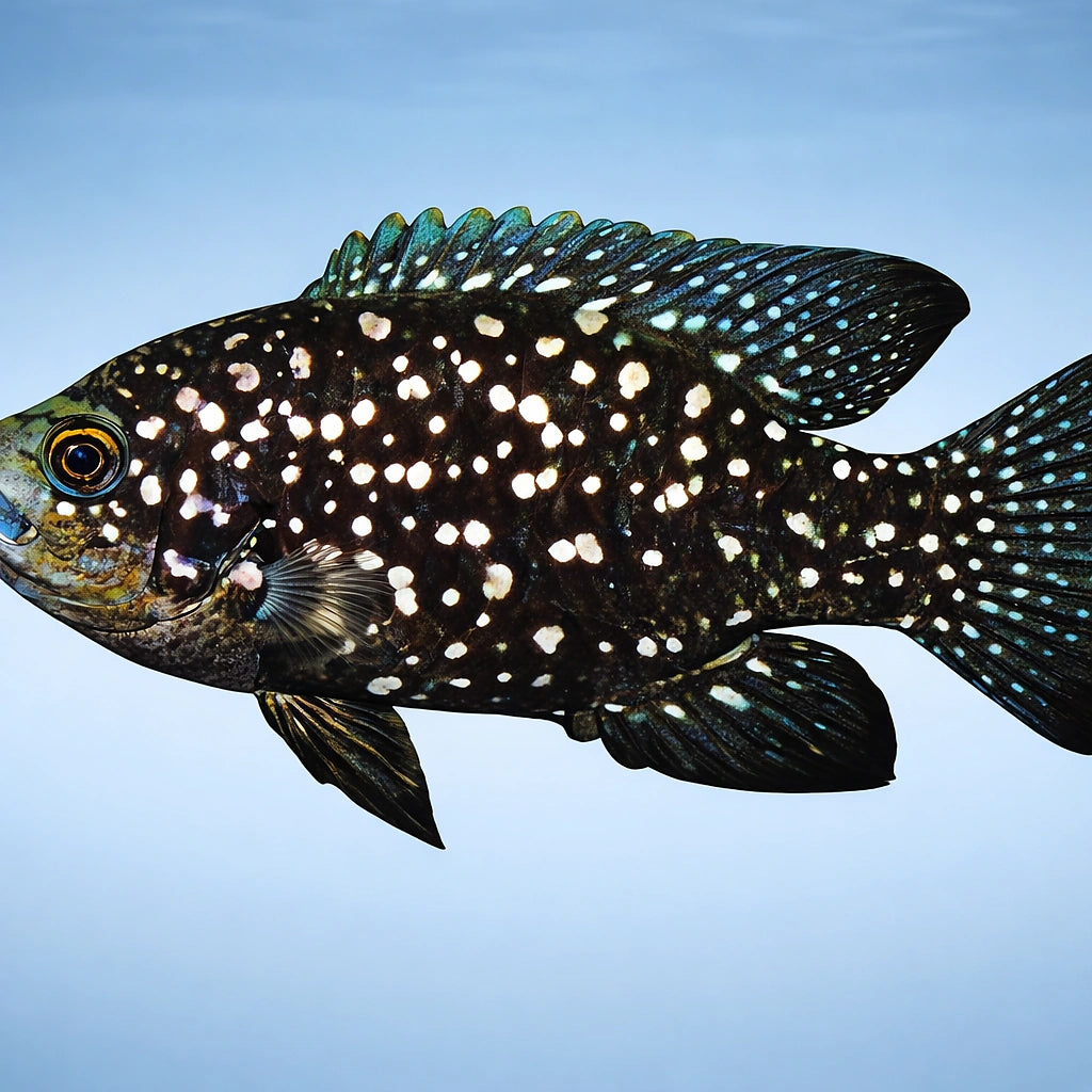 Paratilapia polleni 4 - — tropical fish for sale UK — AI side clean view
