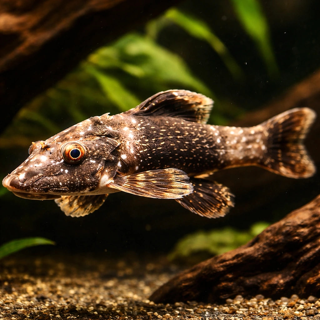 Parotocinclus sp. 1 - — tropical fish for sale UK — AI hero driftwood view