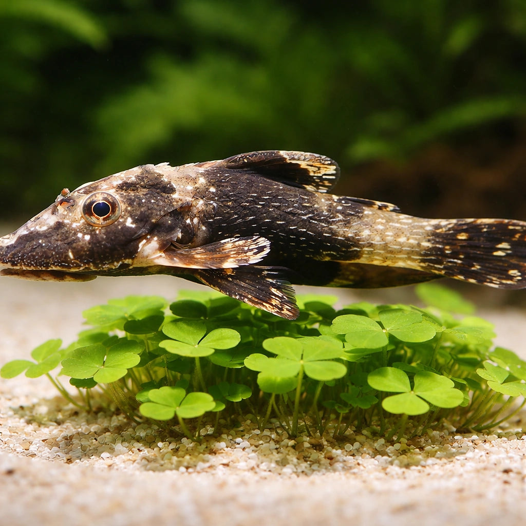 Parotocinclus sp. 1 - — tropical fish for sale UK — AI scale plant view