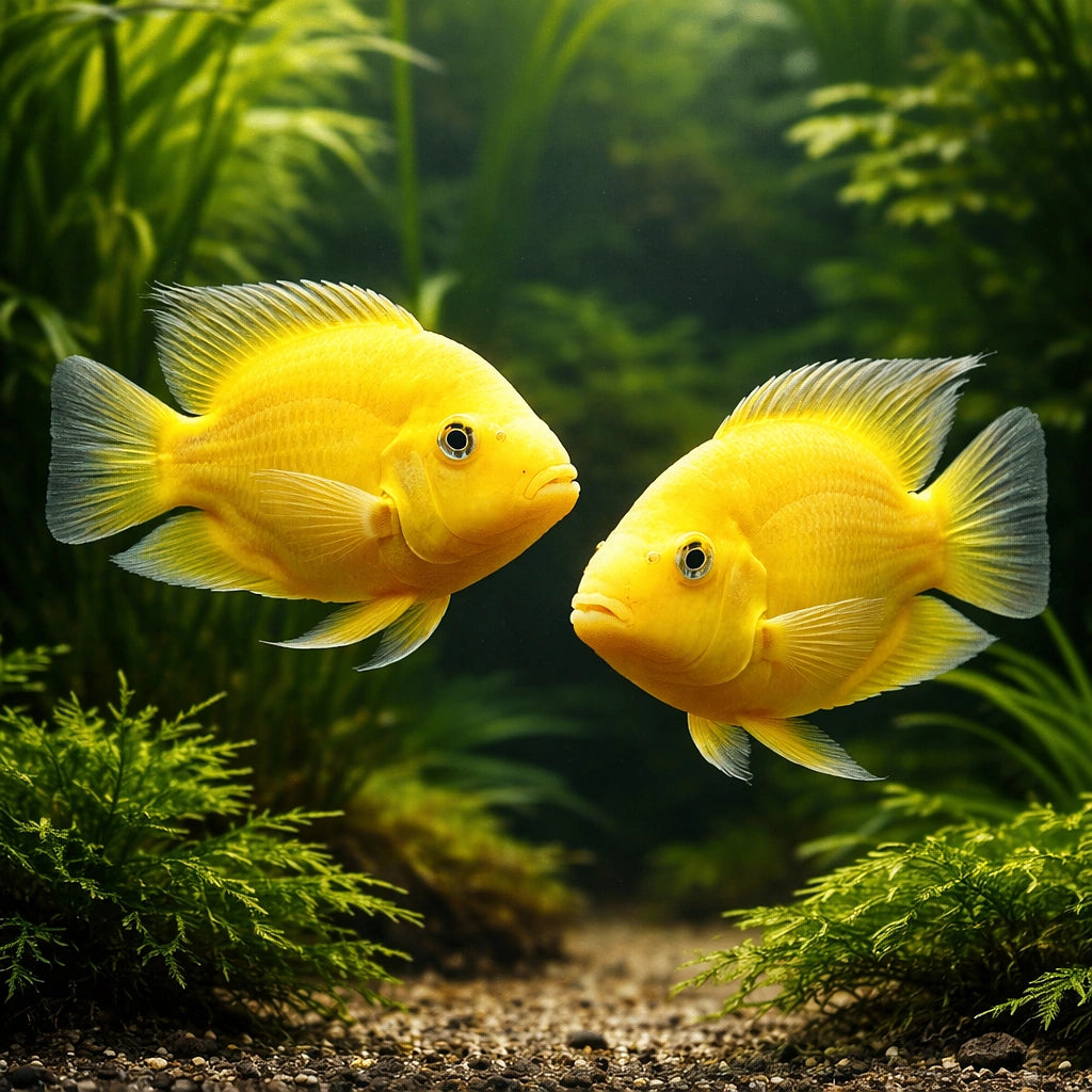 Parrot Fish — South American Cichlids for sale UK — AI pair planted view