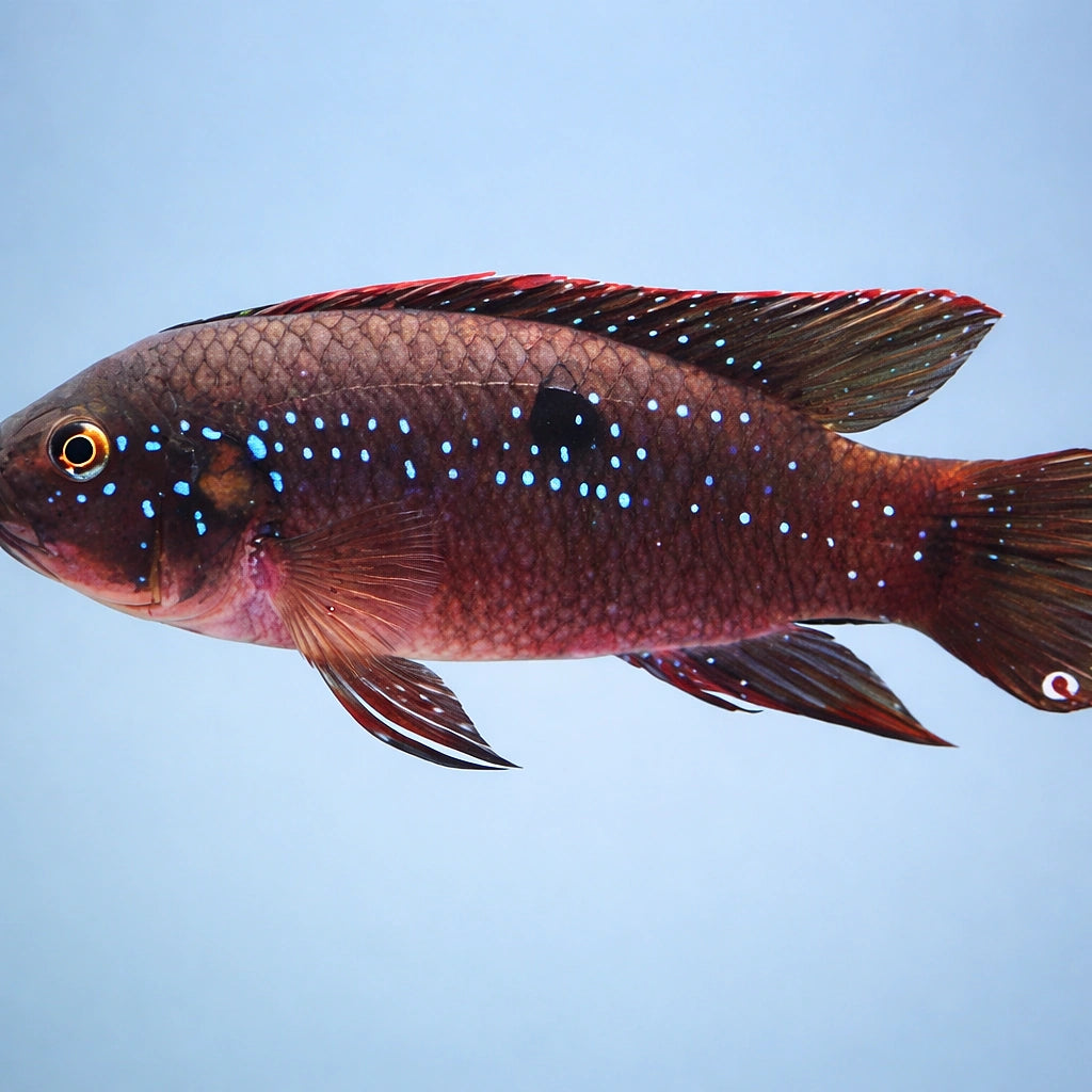Payne's Jewel Cichlid, Fade — tropical fish for sale UK — AI side clean view