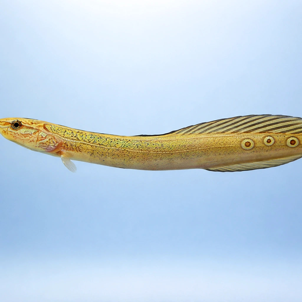 Peacock eel — tropical fish for sale UK — AI side clean view
