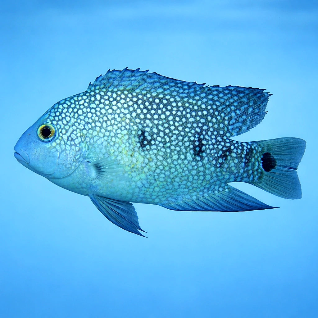 Pearl Cichlid — tropical fish for sale UK — AI side clean view