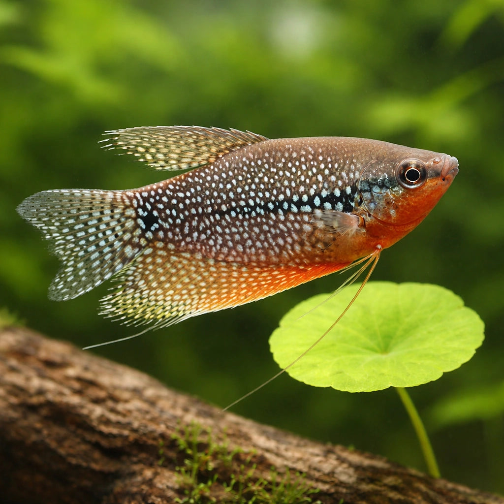 Pearl Gourami — Labyrinth Fish &amp; Gouramis for sale UK — AI scale plant view