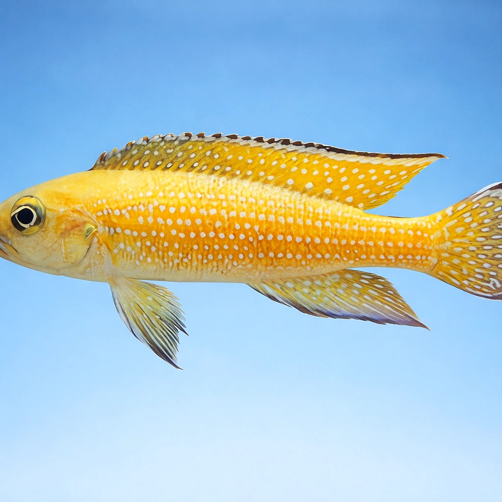 Pearl-Lined Lamprologus gold — tropical fish for sale UK — AI side clean view