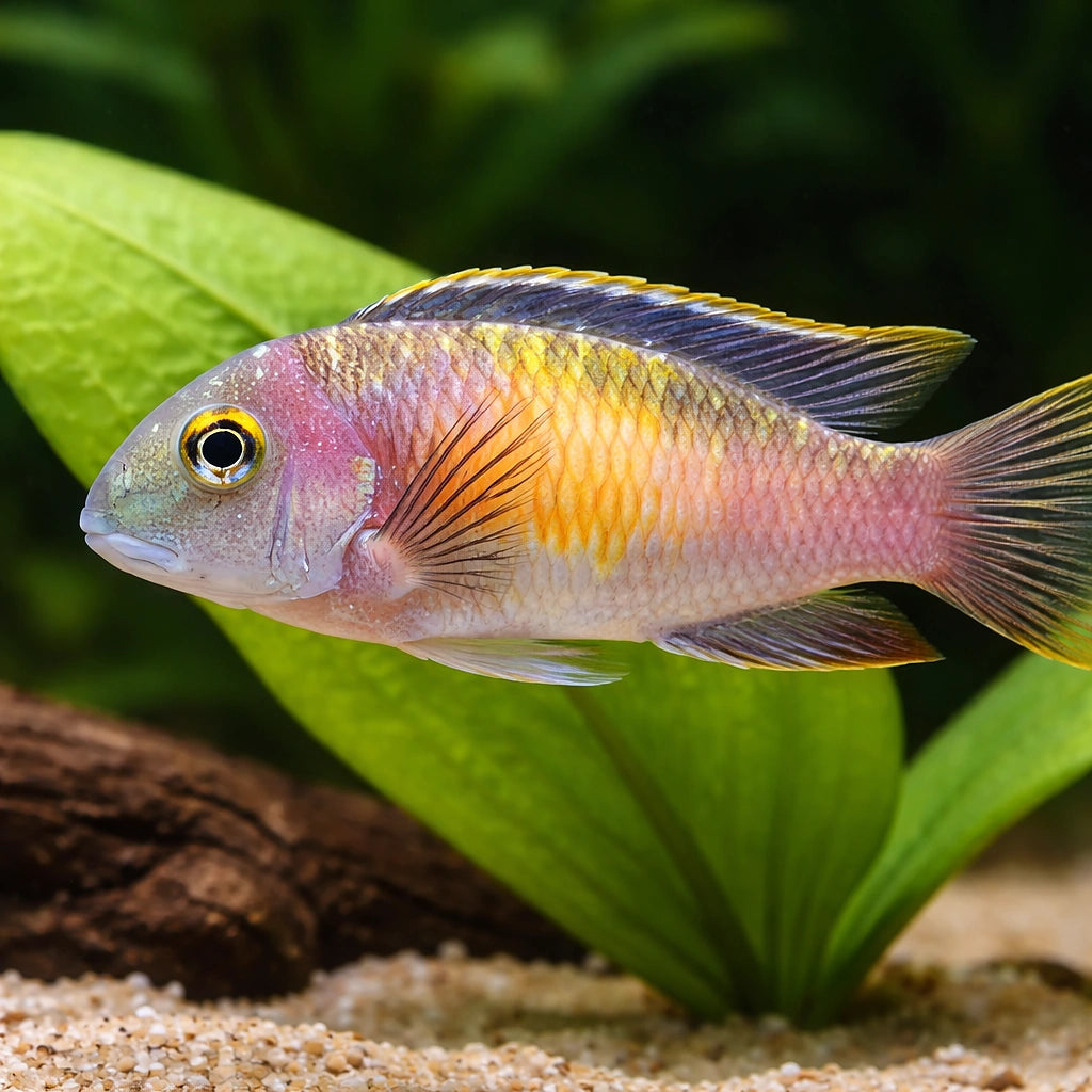 Pelvicachromis super red 4 - — tropical fish for sale UK — AI scale plant view