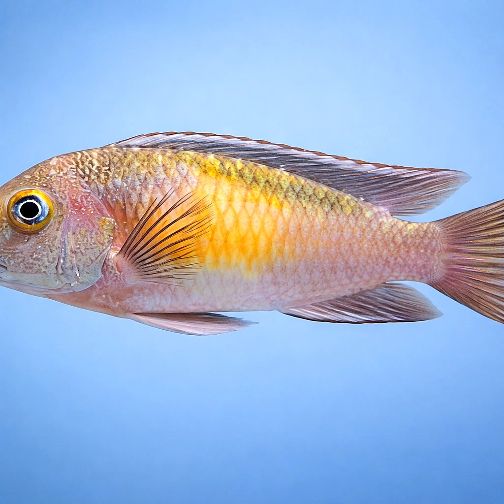 Pelvicachromis super red 4 - — tropical fish for sale UK — AI side clean view