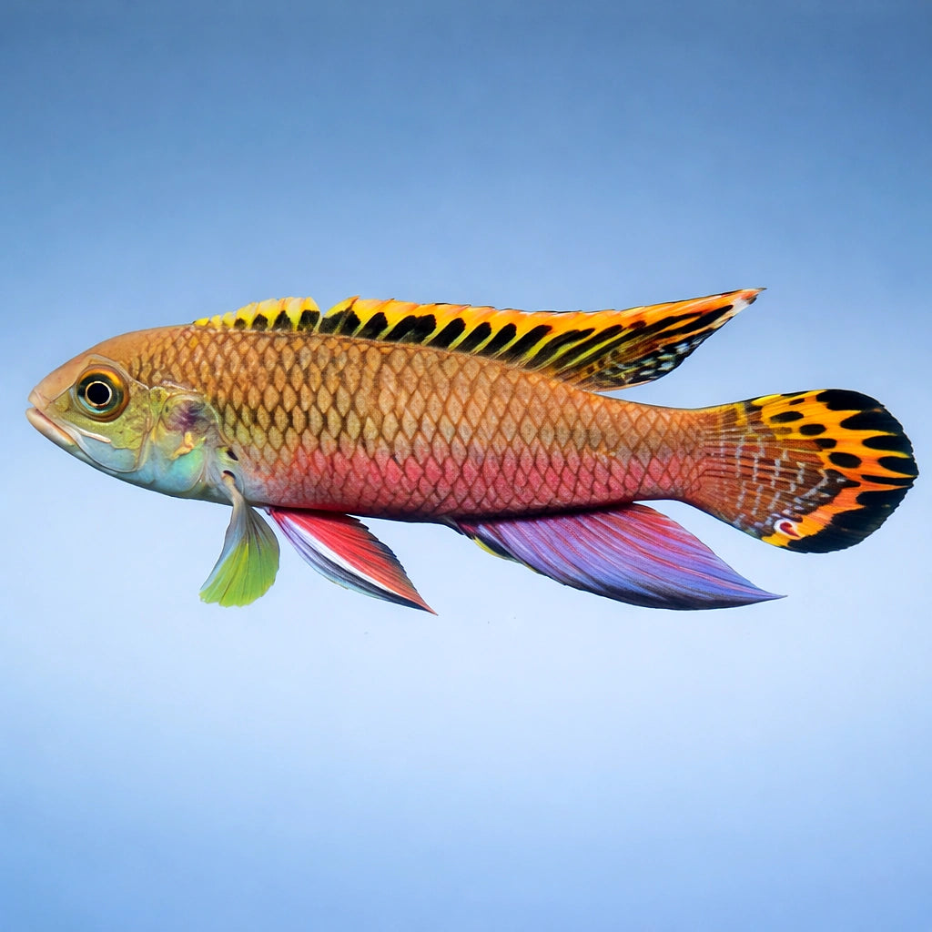 Pelvicachromis taen. kluegei 4 - — tropical fish for sale UK — AI side clean view