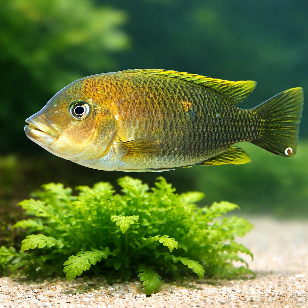 Petrochromis famula 4,5 - 5, — tropical fish for sale UK — AI scale plant view