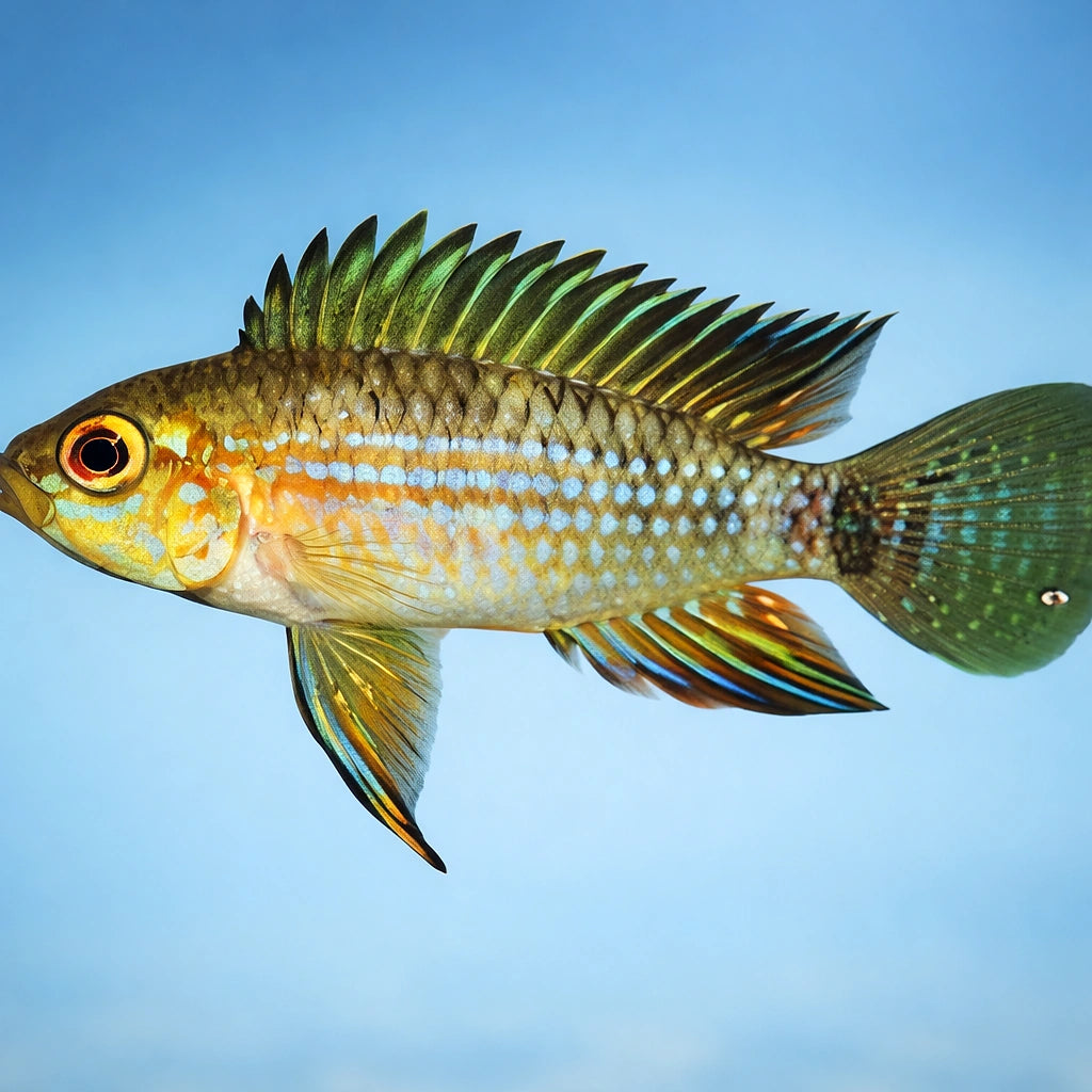 Piau Dwarf Cichlid — tropical fish for sale UK — AI side clean view