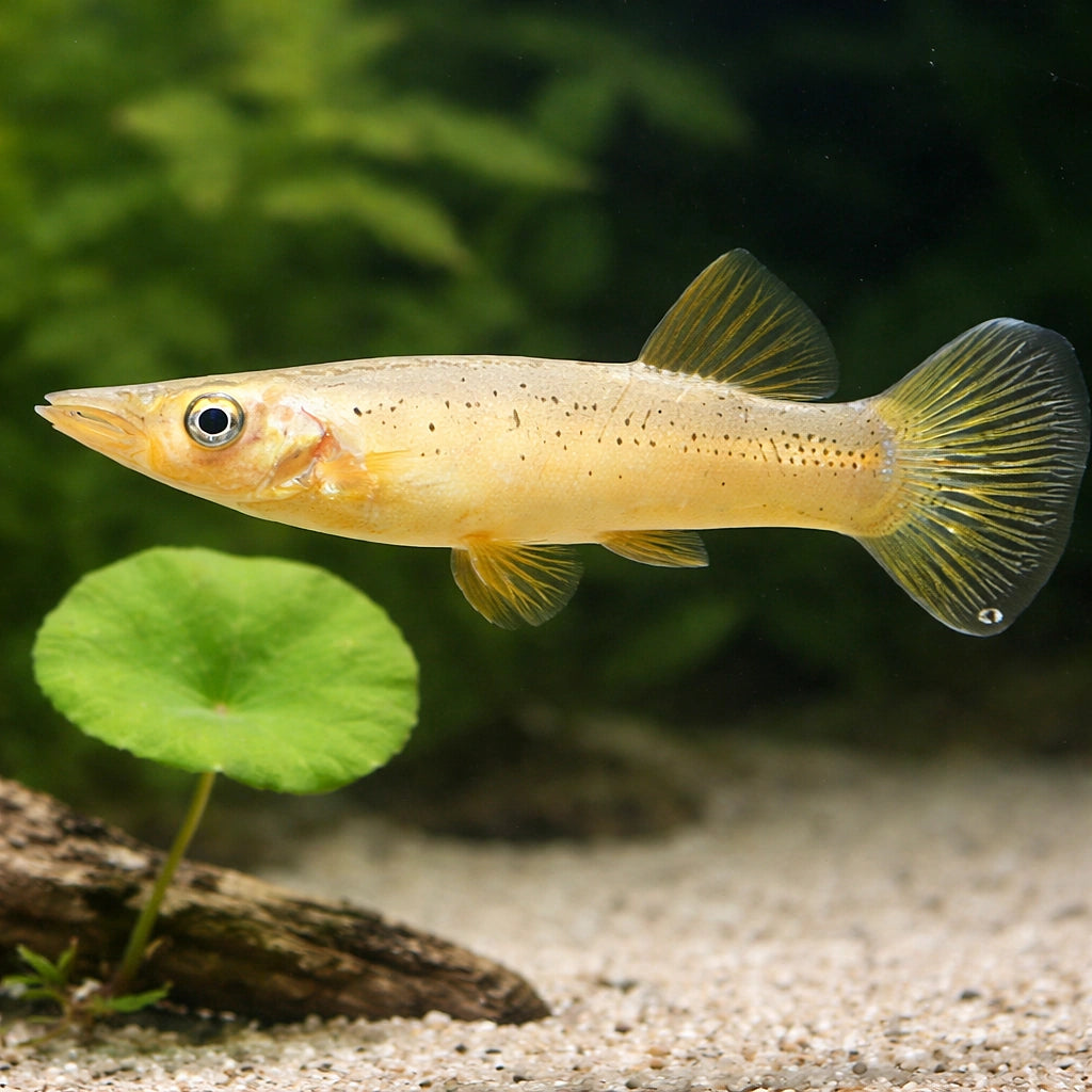 Pike Livebearer — tropical fish for sale UK — AI scale plant view