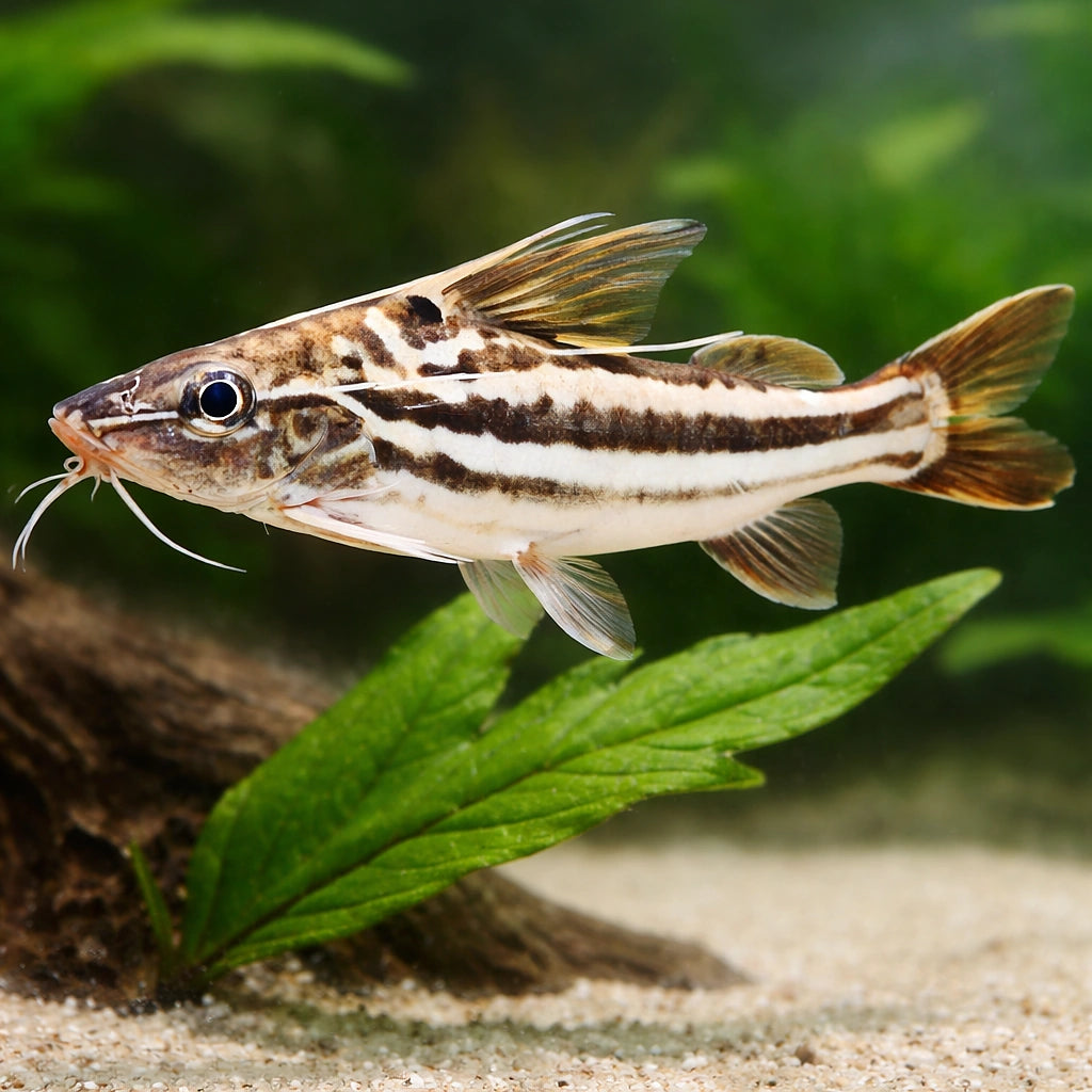 Pimelodus albofasciatus 10 - — tropical fish for sale UK — AI scale plant view