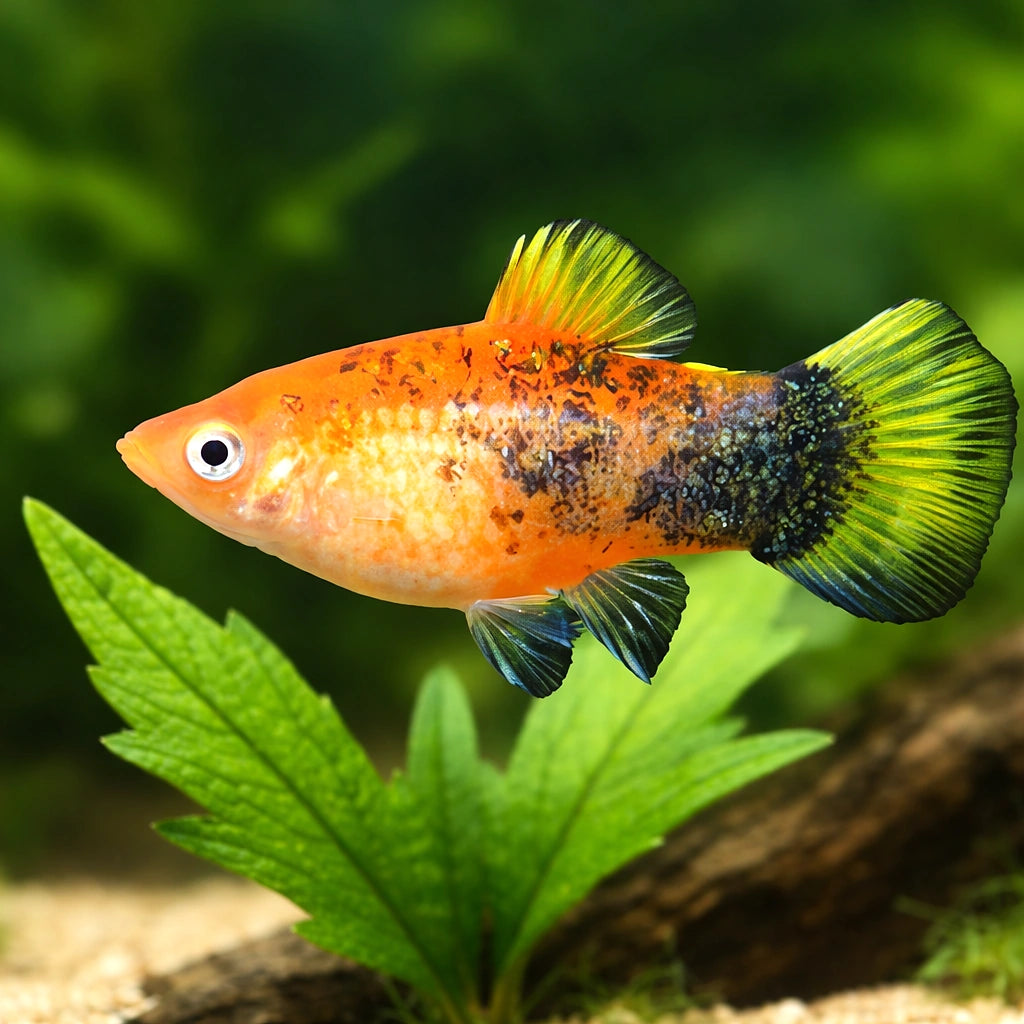 Platy Berlin - Xiphophorus maculatus — AI scale plant view