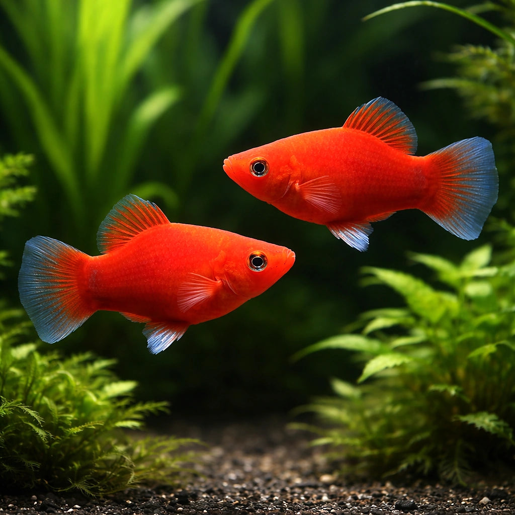 platy fish lifespan — Platy for sale UK — AI pair planted view