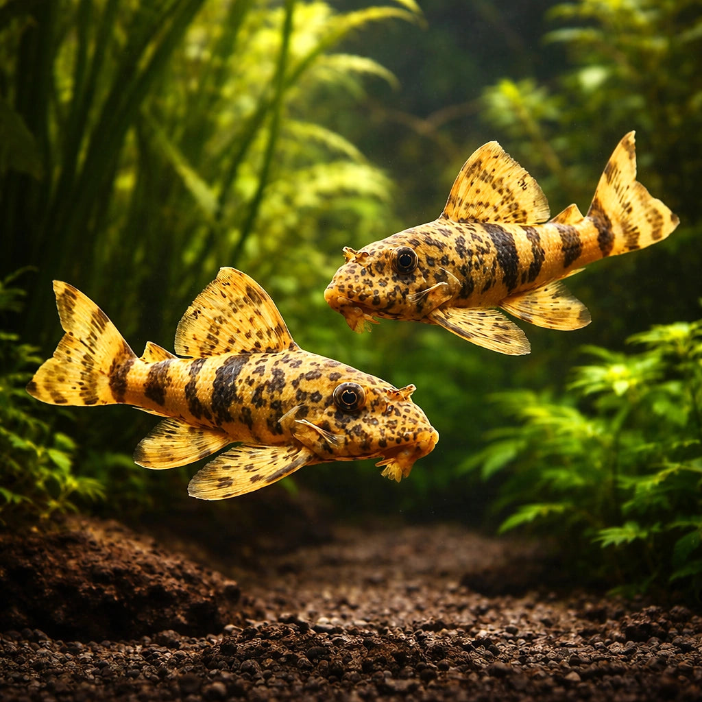 L008 Peckoltia sp. (Pleco) - UK (Peckoltia sp.) — Rare L008 Peckoltia sp — pair planted