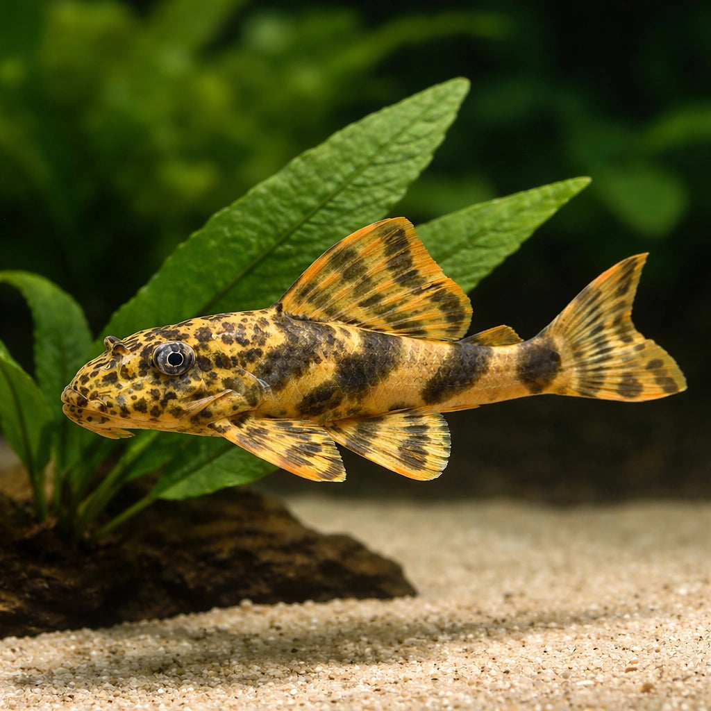 L008 Peckoltia sp. (Pleco) - UK (Peckoltia sp.) — Rare L008 Peckoltia sp — scale plant