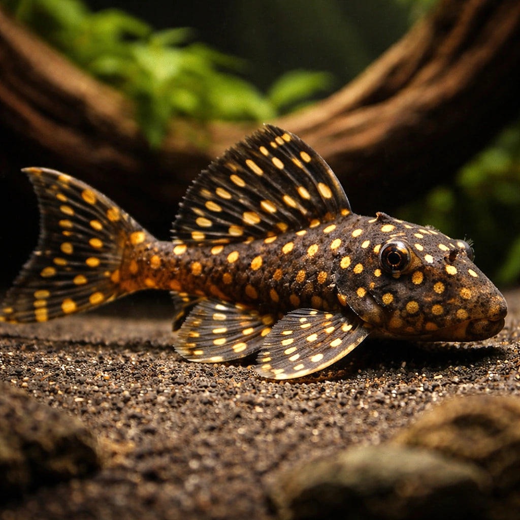 L029 Galaxy Pleco - Leporacanthicus sp. - UK (Leporacanthicus sp.) — Striking L029 Galaxy Pleco ideal for well-kept — hero…