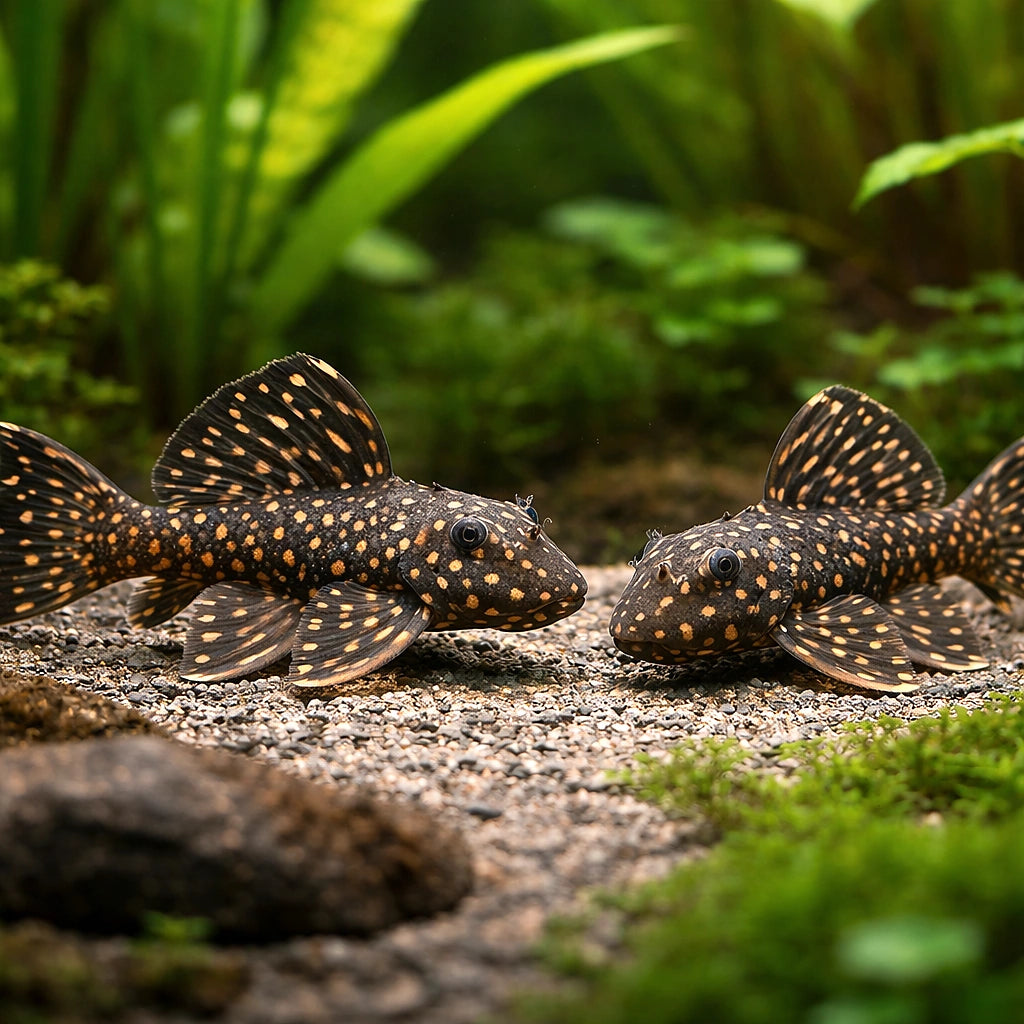 L029 Galaxy Pleco - Leporacanthicus sp. - UK (Leporacanthicus sp.) — Striking L029 Galaxy Pleco ideal for well-kept — pair…