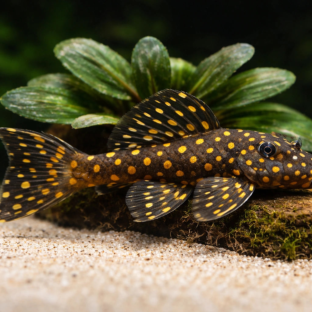 L029 Galaxy Pleco - Leporacanthicus sp. - UK (Leporacanthicus sp.) — Striking L029 Galaxy Pleco ideal for well-kept — scale…