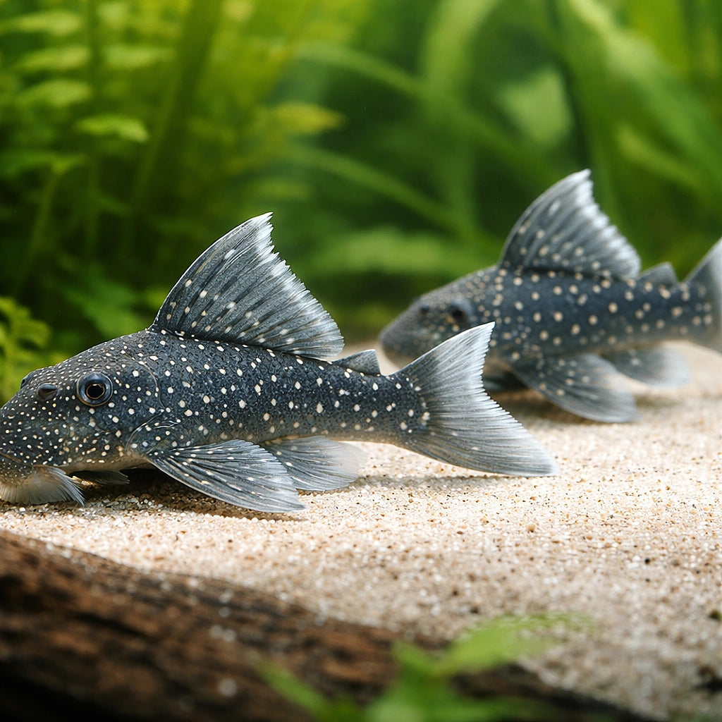 L128 Hemiancistrus sp. (Blue Phantom Pleco) - UK (Hemiancistrus sp.) — Buy this striking L128 Hemiancistrus sp — pair planted
