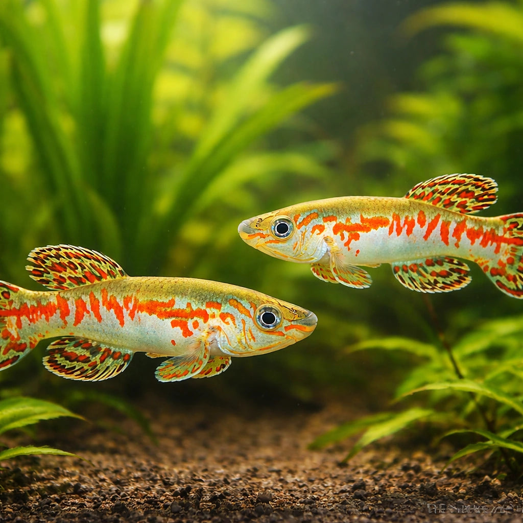 Pnrzl's Killifish — tropical fish for sale UK — AI pair planted view