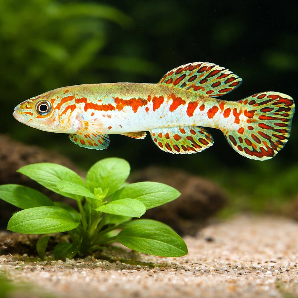 Pnrzl's Killifish — tropical fish for sale UK — AI scale plant view