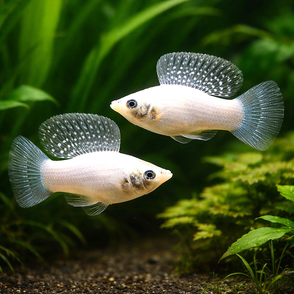 Poecilia Latipinna — Molly for sale UK — AI pair planted view