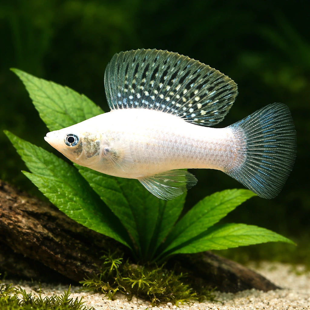 Poecilia Latipinna — Molly for sale UK — AI scale plant view