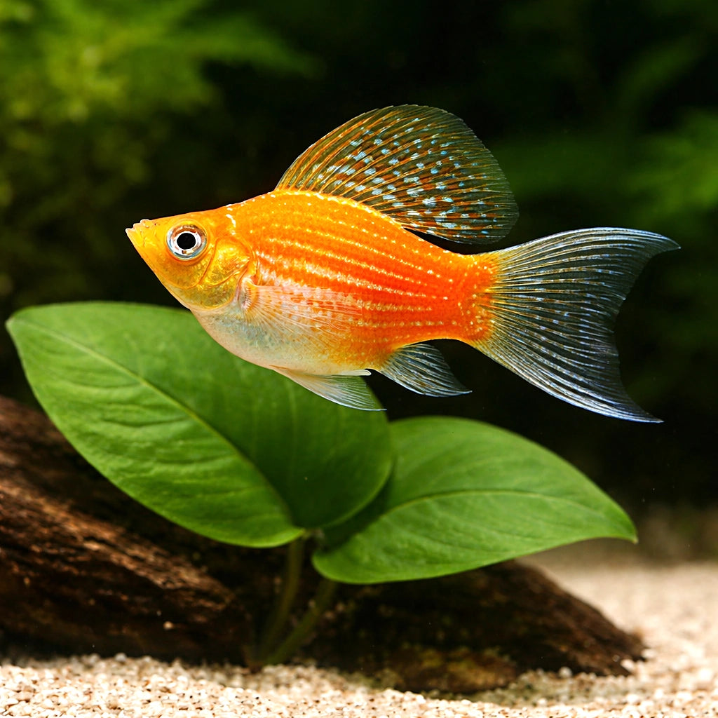 Poecilia Latipinna — Molly for sale UK — AI scale plant view