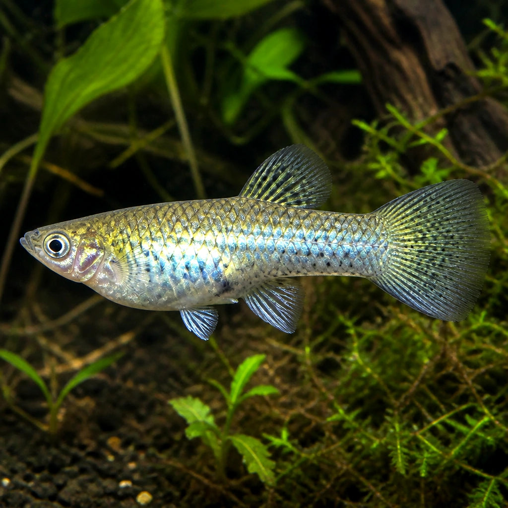Poecilia salvatoris — tropical fish for sale UK — AI natural aquarium view