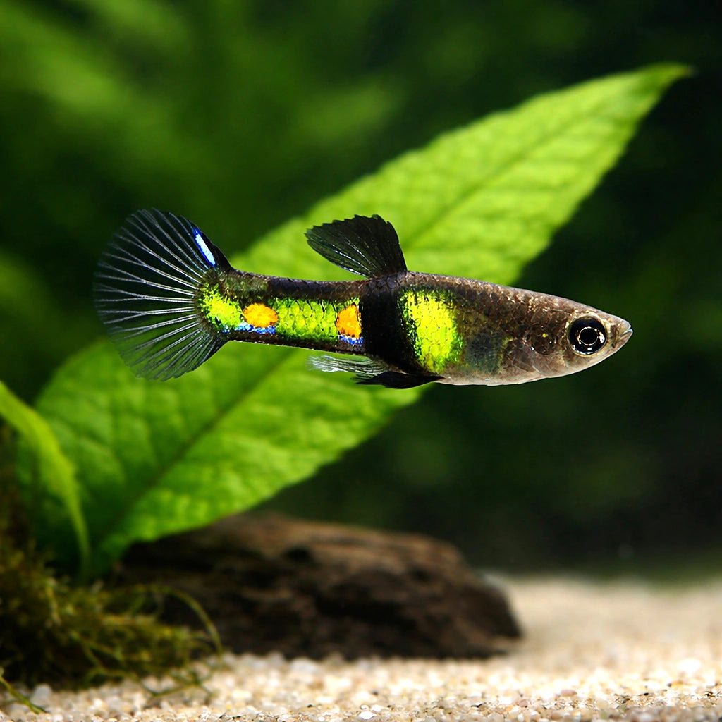 Poecilia wingei — Endler Guppies for sale UK — AI scale plant view