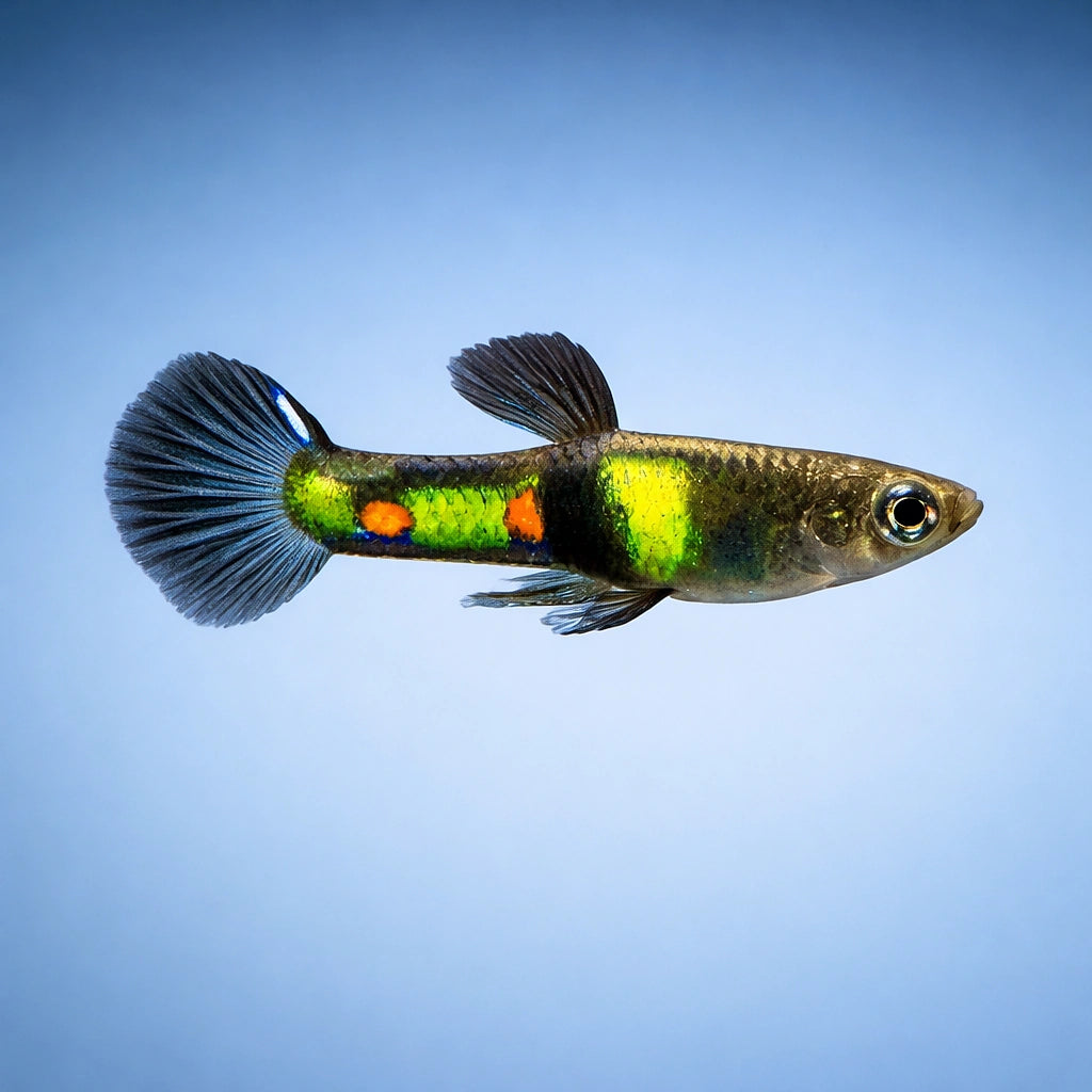 Poecilia wingei — Endler Guppies for sale UK — AI side clean view