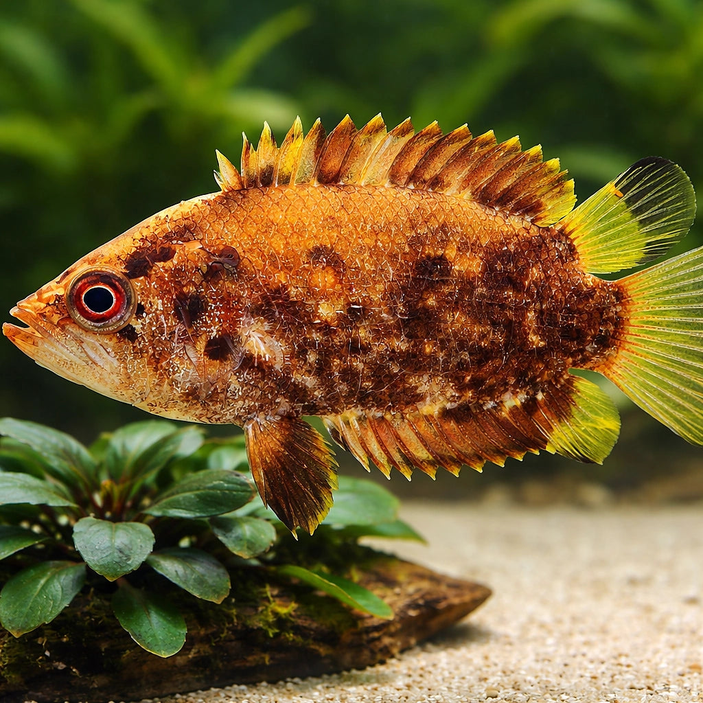 Polycentrus schomburgki 3,5 - — tropical fish for sale UK — AI scale plant view