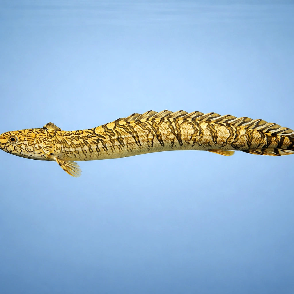 Polypterus ornatipinnis 5 - — tropical fish for sale UK — AI side clean view