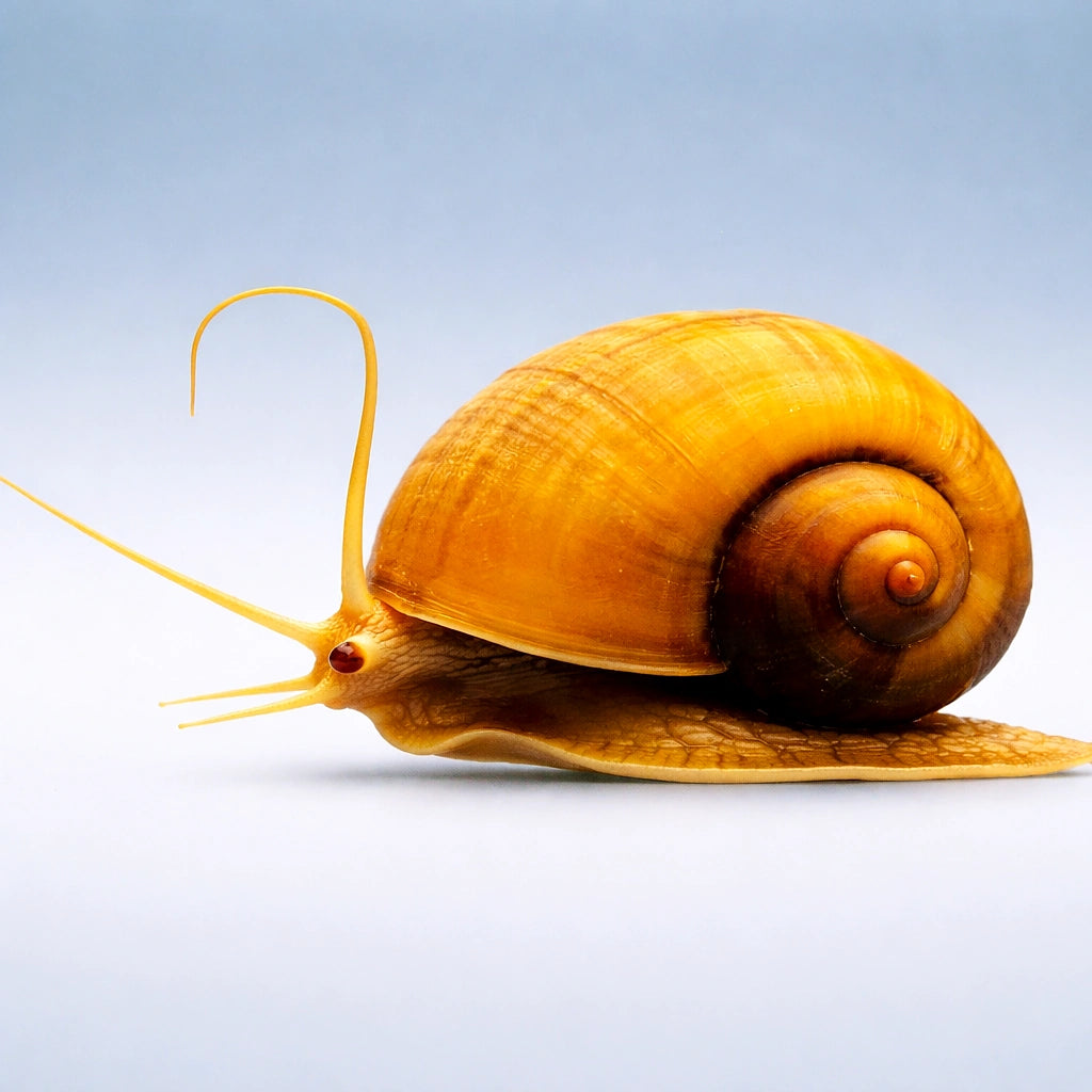 Pomacea red snail sp. — tropical fish for sale UK — AI side clean view