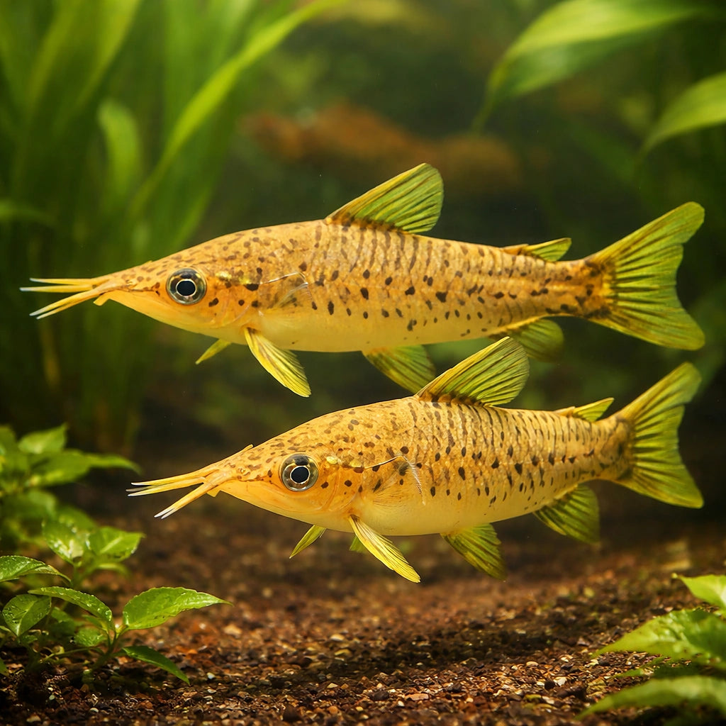 Porthole Catfish — tropical fish for sale UK — AI pair planted view