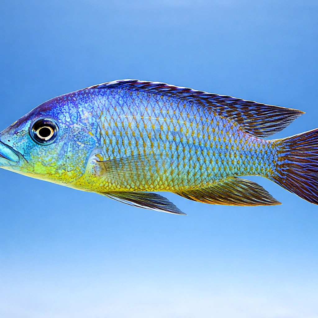 Protomelas ornatus 7 - — tropical fish for sale UK — AI side clean view