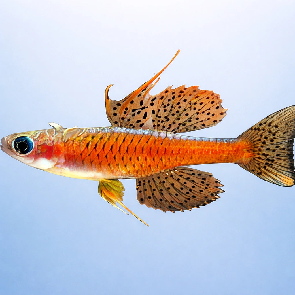 Pseudomugil sp. red neon 1 - — tropical fish for sale UK — AI side clean view