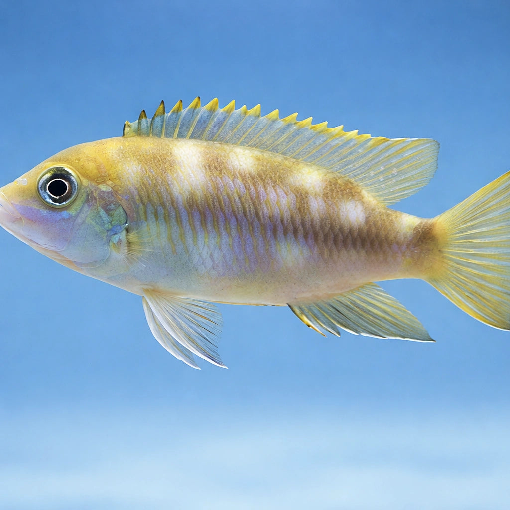 Pseudotropheus lanisticola 4 - — tropical fish for sale UK — AI side clean view