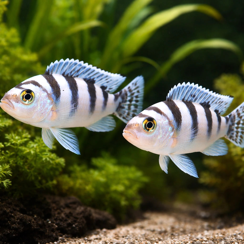 Pseudotropheus Lilancinius, — tropical fish for sale UK — AI pair planted view