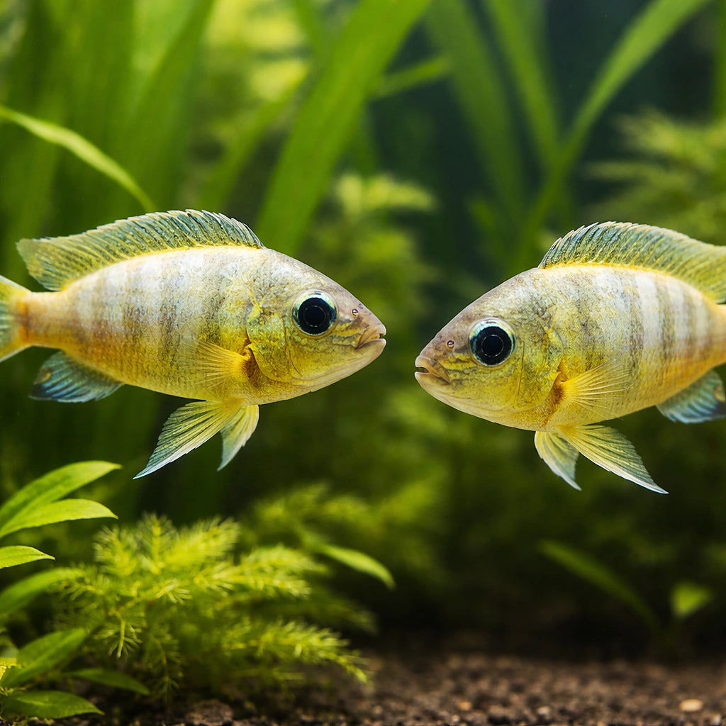 Pseudotropheus Pengoldi, Ps — tropical fish for sale UK — AI pair planted view